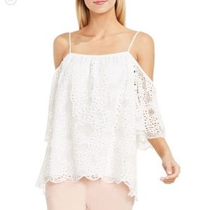 Vince Camuto Off the Shoulder Lace Blouse